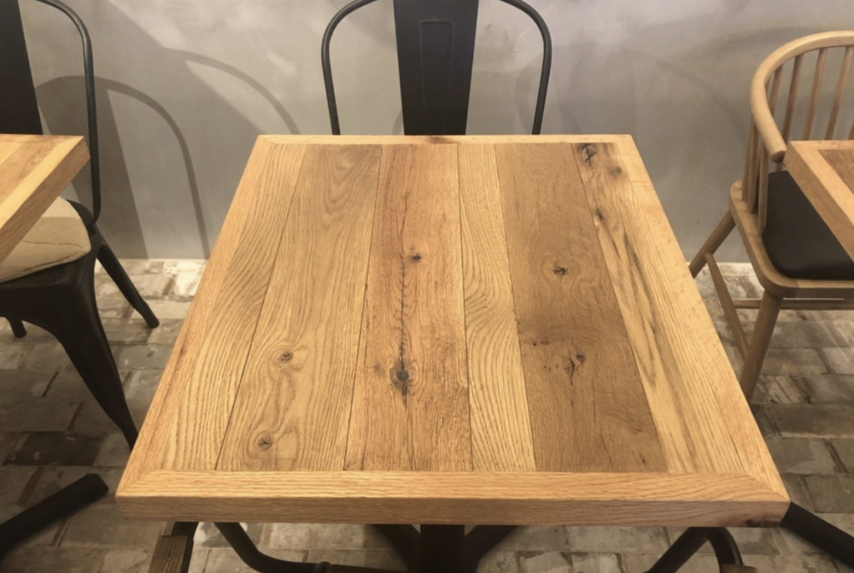 古材テーブル2
